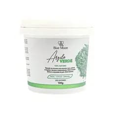 Argila 100% Natural Blue Moon 100g Cor:Verde