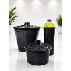 kit Pia Cozinha Completo Porta enponja Detergente Lixeira  - 3 Peças Organizador