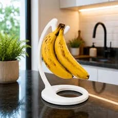 Suporte Para Banana De Mesa Organizador Fruteira Moderna Resistente Cozinha Decorativa