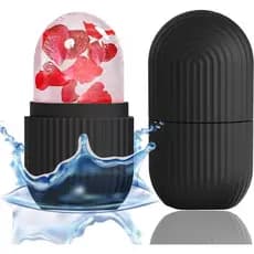 Rolo de gelo facial | Massagem, efeito lifting, reutilizável, melhora a pele e fecha os poros