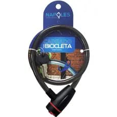 Cadeado Aço Flexível Revestimento Plástico Para Bicicleta