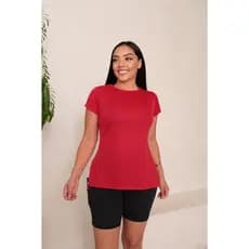 Blusa Feminina Sobre legging tapa bumbum para Academia