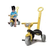 Triciclo Infantil Tchuco Heróis Morceguinho Samba Toys Preto/Amarelo Ref: 602