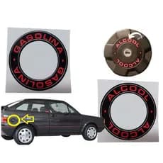 Adesivo Álcool Ou Gasolina - Tampa Do Tanque - Linha Gol 80 A 96