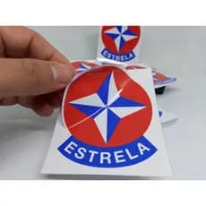 ADESIVO ESTRELA - ADESIVO RETRÔ - (COLAGEM LATARIA)