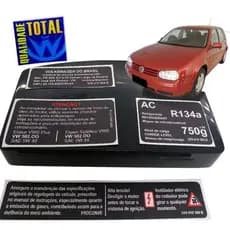 ADESIVOS GOLF MK4 2000 A 2007 / KIT SELOS INFORMATIVOS PAINEL FRONTAL E ADESIVO QUALIDADE TOTAL