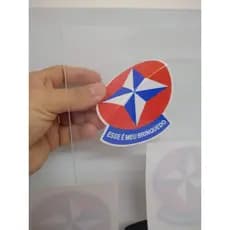 ADESIVO BRINQUEDO ESTRELA - ESTE É O MEU BRINQUEDO - ADESIVO RETRÔ - (REVERSO - COLAGEM INTERNA NO VIDRO)