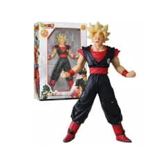 Boneco Dragon Ball  Super Goku Roupa Preta e Vermelha