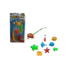 Brinquedo Kit Pesca Infantil 05 Peças Fishing Water