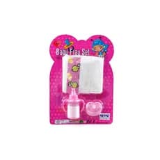 Kit Acessorios Boneca Fralda Mamadeira Chupeta Infantil