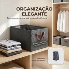 Caixa De Armazenamento De Roupas Arrumados Grade Dobrável, com estrutura metalica  Para Íntimas E Calças