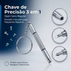 Mini Chave Fenda Apertar Parafuso Oculos  Brinquedo Relogio