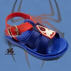 Sandalia Baby Menino Aranha Macia Regulagem Fivela Papete Baby Masculino Confortavel