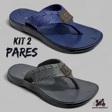 Kit 2 Pares De Chinelo Infantil Menino Dedo Frente Masculino Conforte