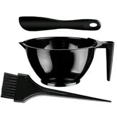 Kit Tintura Pote Cumbuca Pincel Espátula Cabeleireiro e salão beleza unisex tintura cabelo quimica