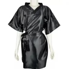 Robe/Roby/hobby/hobbie/roupão Cetim Elastano Salão Noiva/salão de cabelereiras cabelo