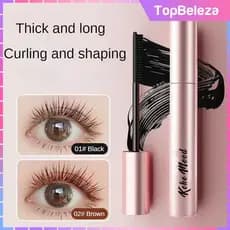 KEKEMOOD Máscara para Cílios Espessa Sem Maquiagem Beleza Maquiagem Prática Base Cremosa para Cílios Máscara