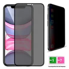 Película iPhone Full 30º Privacy 6 6s 6Plus 7 8 PLUS Xs Xr 11 PRO MAX 12 Pro max Mini Vidro 9D Temperado