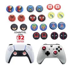 (D) LANÇAMENTO NOVO Par de Grip Premium para controle Ps3,Ps4, Ps5, Xbox One, Xbox X/S, Switch 2 Ótima qualidade