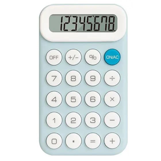 Calculadora de mesa 8 dígitos dupla alimentação a bateria e solar