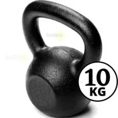 kettlebell 10kg pintado alça anatômica Cor preto