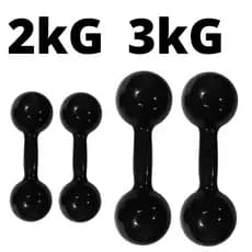 kit Halteres pares  2kg e 3kg total do conjunto 10kg malhe em casa