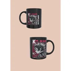 Caneca Demons Slayer I Anime I Tanjiro I Geek I Dark I Presente I Caneca Preta Personalizada