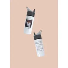 Garrafa Térmica Squeeze 600ml | Foto de Casal Personalizada com Data Especial I Presente Personaliza