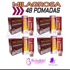 48 Pomadas Milagrosa Massageadora Desodorante 150gr - Bio Instinto