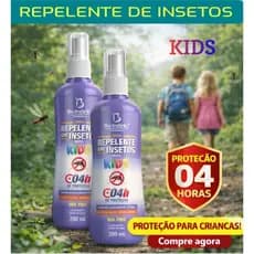 kit 2 Spray Repelente de Insetos Infantil Kids 4 horas de proteção - Bio Instinto
