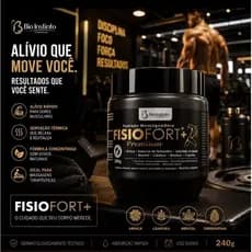 Pomada Fisiofort Premium Massageadora Pote 240gr - Bio Instinto (01 Unid)