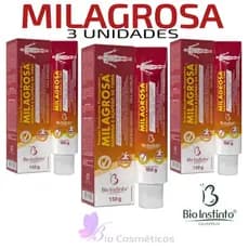 Kit 3 Pomadas Desodorante Massageadora Milagrosa 150gr - Bio Instinto