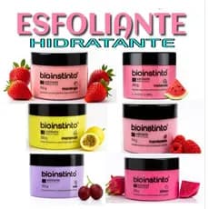 Esfoliante Corpo e Rosto Skin care Limpeza Profunda Fragrâncias Sortidas Bio Instinto