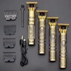 Máquina De Cortar Cabelo Para Barba Masculina Elétrico Profissional Dragão Original