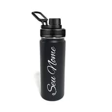 Garrafa Térmica  800ml  e 1litro - Aço Inoxidável + Nome Personalizado