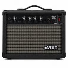 Amplificador Cubo 30W Bluetooth para Guitarra Violão Bivolt com Equalizador 3 Bandas Boost e Saída Fone