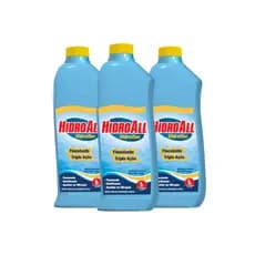 Kit 3 unidades hidrofloc 1 litro Clarificante e Floculante Para piscinas - Hidroall