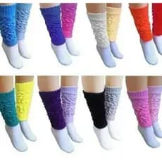 Polaina Feminina Academia Anos 80 Cores Vivas Inverno Esportiva Ballet Fitness