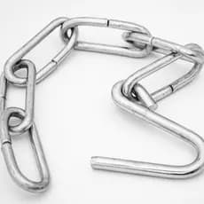 Corrente Prolongador Extensora para rede dormir descanso em Aço Inox ou Niquelada Gancho- 1 Par