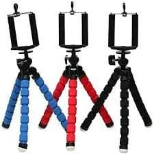 Mini Tripé Flexível Mesa Suporte Para Celular Kit Youtuber Inova