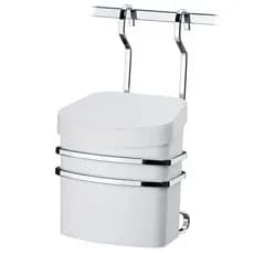 Lixeira 2,5 Litros Com Tampa E Suporte Para Barra De Cozinha Piatina Cesto De Lixo Para Cozinha Pia Organizador