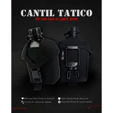 KIT CANTIL TÁTICO + CAPA DE CANTIL PRESILHA RIVER PADRÃO CURSO PMMG POLICIAL MILITAR TÁTICO OPERACIONAL RECRUTA