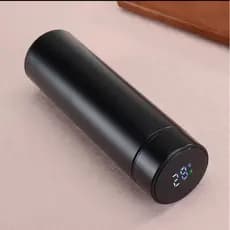 Garrafa térmica inteligente 500 ML Inox com Medidor de Temperatura