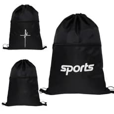 Bolsa Sacola Mochila Treino Academia Lazer Impermeável Gym Bag unissex   fe, sports e liso