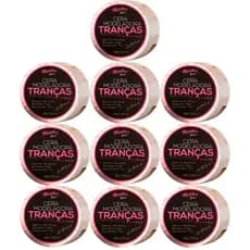 10 cera Modeladora Tranças Incolor Cabelo Box Braid Baby Hair Nagô Boxeadora Baby Hair low Poo 120gr monster