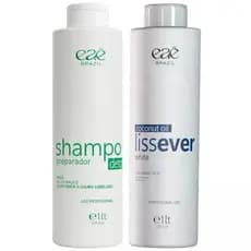 Kit Lissever White Progressiva Sem Formol Eaê Cosméticos Brasil 1Litro