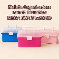 Maleta Organizadora Multiuso Odontologia Mega Box 34x20