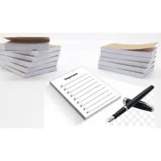 1 Bloquinho 100 Folhas para Anotações, Bloco de Notas, Planejador, Recados, Memorando, Agenda Diária, Lista de Afazeres