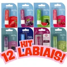 ISACARE - Kit 12 Unidades de Protetor Labial FPS 15 3,5g - Escolha o Sabor