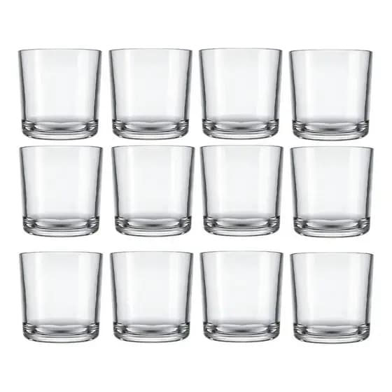Kit 60x Copos Baixo Whisky e Caipirinha Fundo Grosso - Nadir 265ml